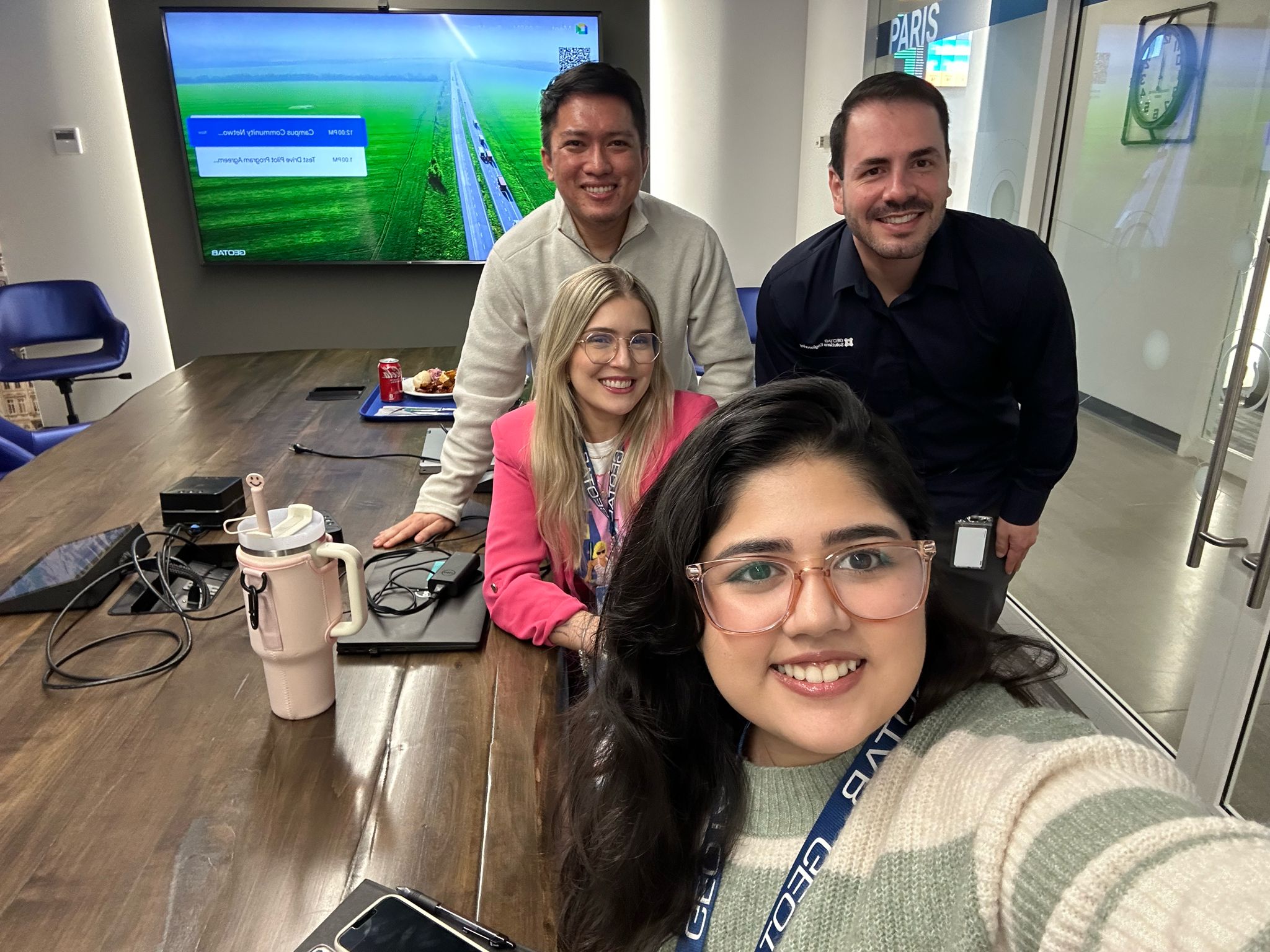 Weekly Intern Networking Lunch at Geotab